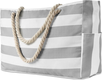 KüstenTrag Strandtäsch für d'Famili – Gross wasserfesti Tote mit sichere Reissverschluss