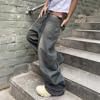 Marcel | Modische Baggy Jeans mit Weitem Bein