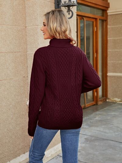 Klassischer Rollkragenpullover für Damen