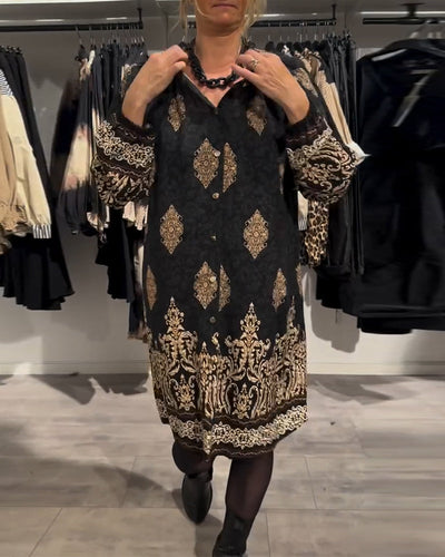 Ilse | Vintage-inspiriertes Kleid mit Knopfleiste