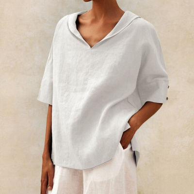 ZOE LÄSSIGE LOCKER SITZENDE BLUSE