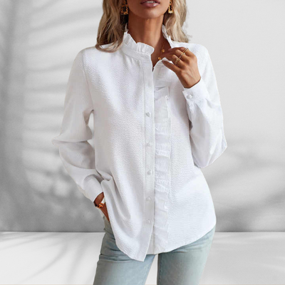 EMILY™ | Leichte Bluse mit Rüschen-Detail