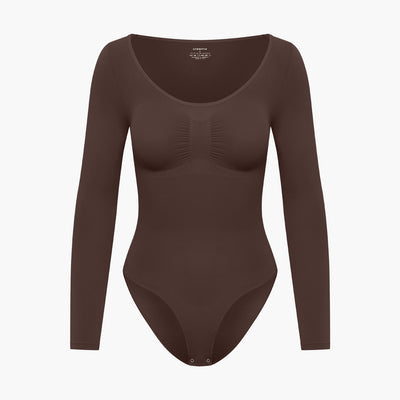 Bodysuit Sculpting Shapewear Longsleeve mit Slip - Secret Sale