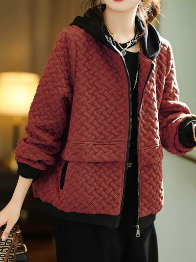 MIRELLE GESTEPPTE KAPUZENJACKE