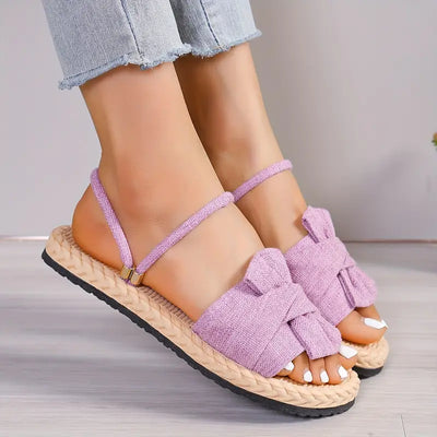 Lovi – Charmante Sandalen mit offener Spitze und Schleife