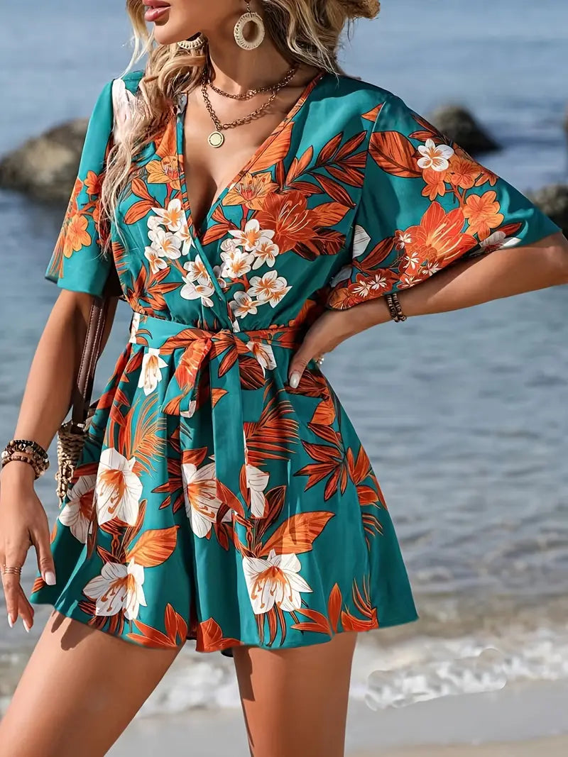 Daneva – Eleganter Strampler mit Blumenmuster