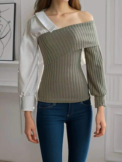 Shirley - stylisches asymmetrisches top