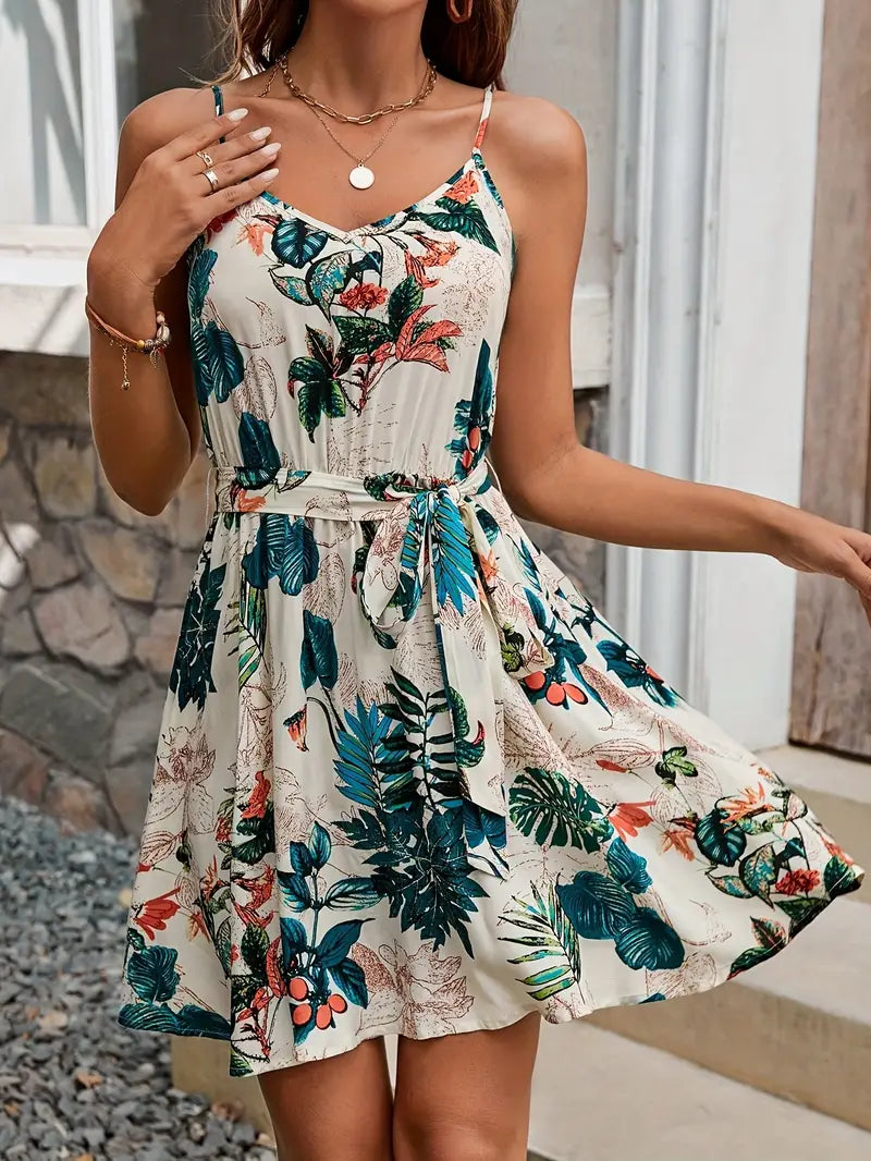 Bellinda – Bezauberndes Kleid mit tropischem Print