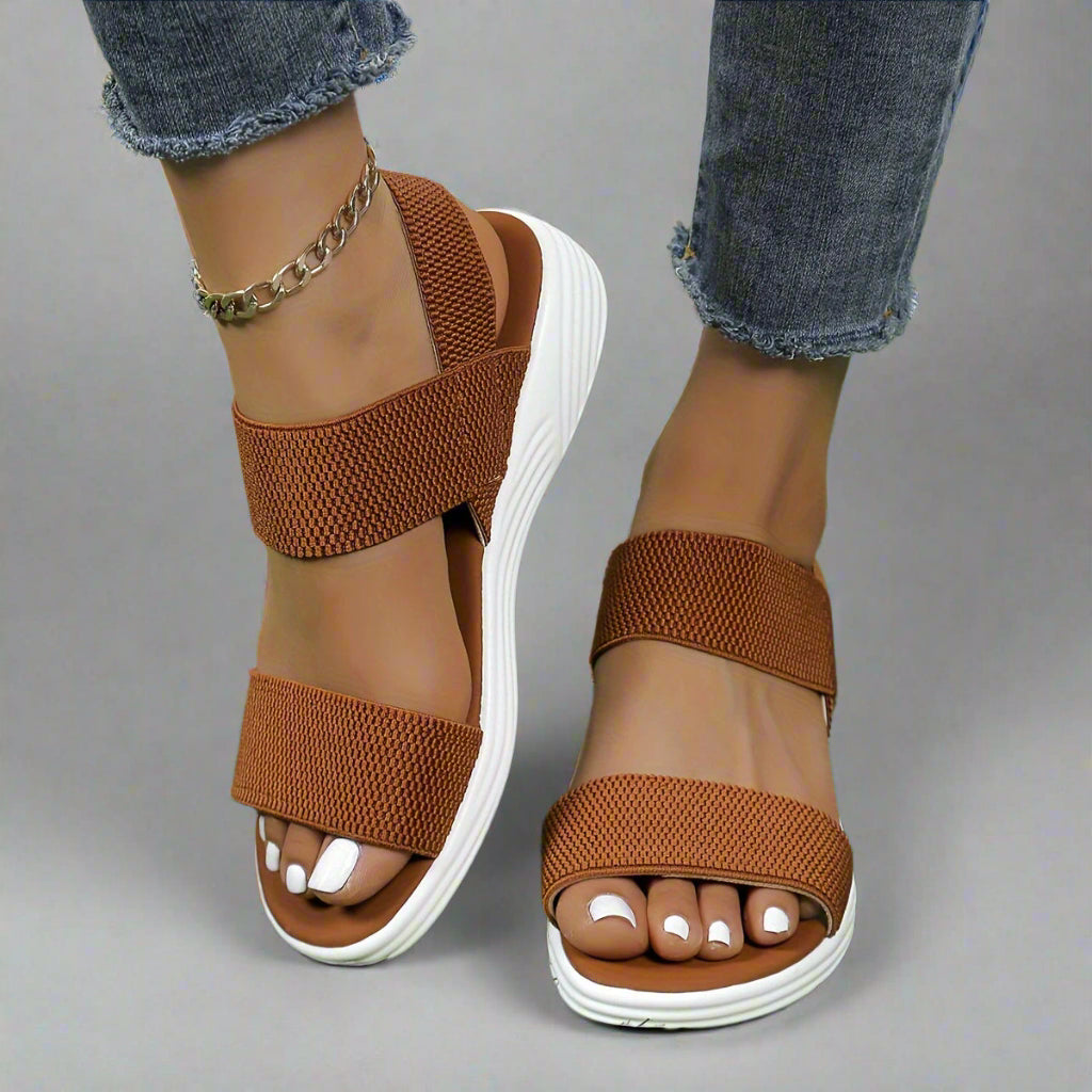 Ortrun | Elegante Bequeme Orthopädische Sandalen