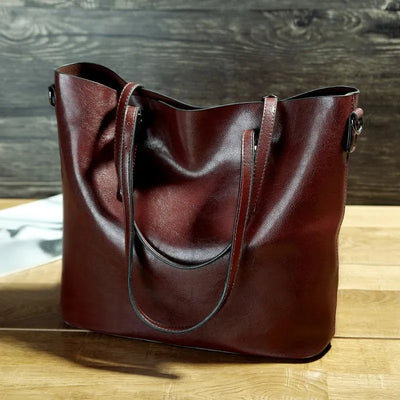 NICOLE™ | Vintage-Schultertasche aus Kunstleder
