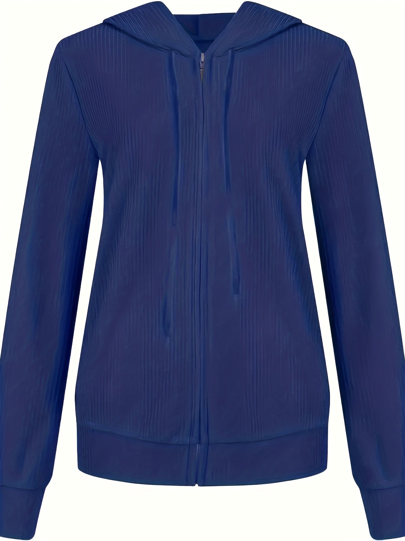 Moira – Langärmelige Kapuzenjacke Mit Reißverschluss Und Kordelzug