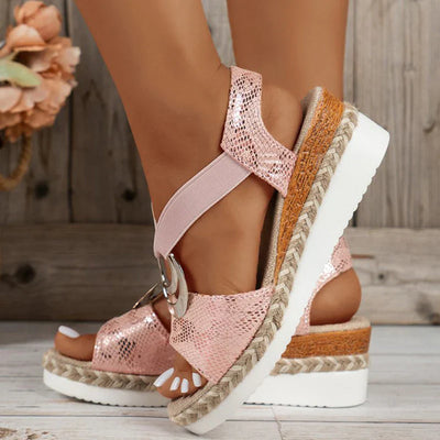 Lysha – Elegante Keilsandalen