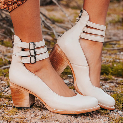 Ginevra™ | Chunky Sole Multi-Strap Pumps