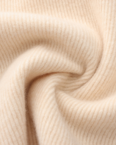 Wesley | Rippenstrick Reißverschluss Kaschmir Strickjacke für Männer