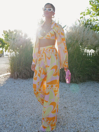 Vollständiges Mare-Stampa-Tropica Set – Hemd und koordinierte Hosen