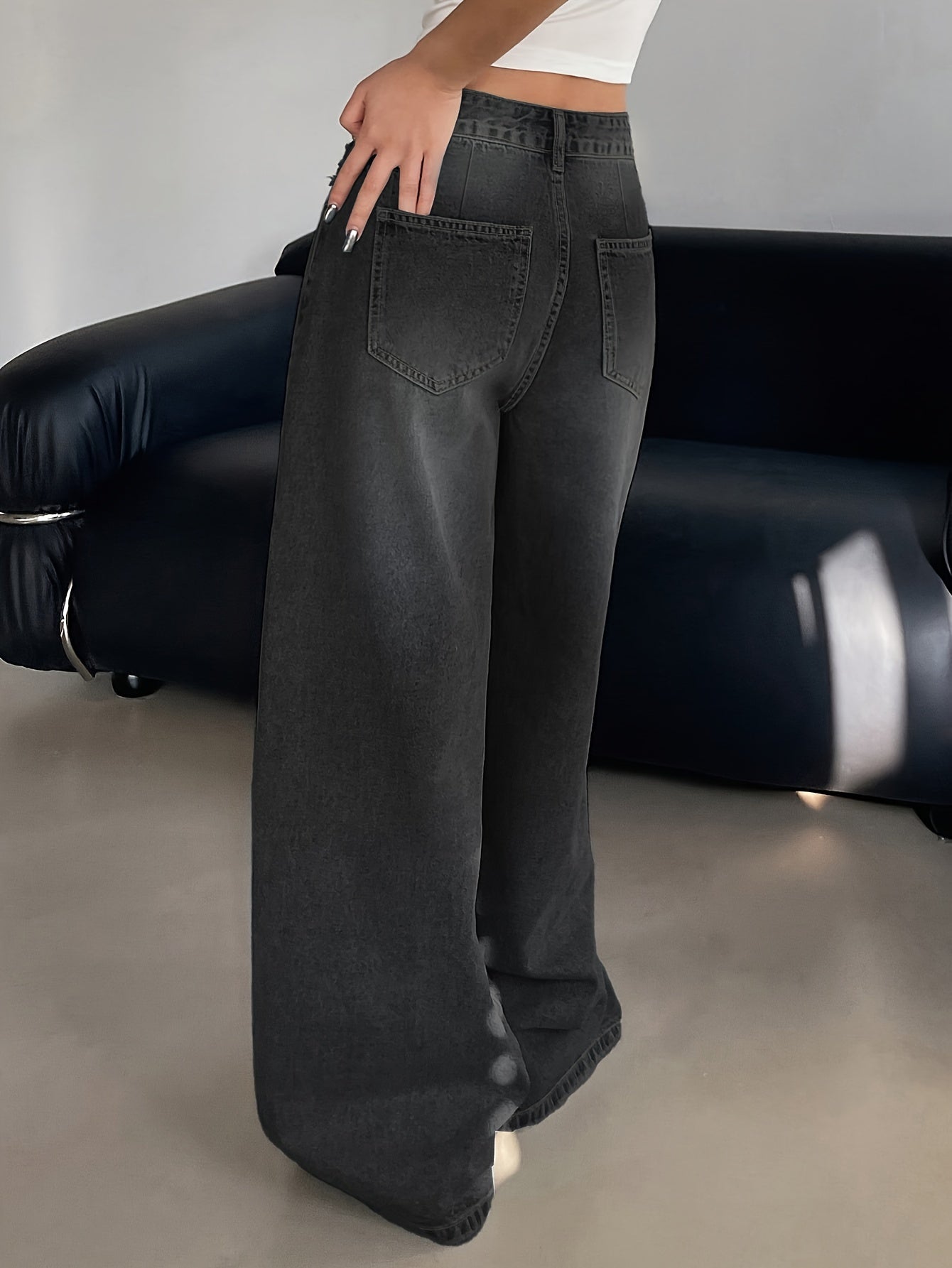 Baggy Jeans Damen | Weit Geschnitten Mit Hoher Taille