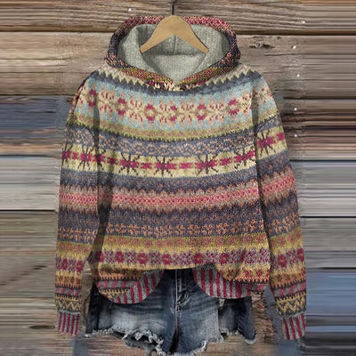 Annika - Ethnischer Kapuzenpullover