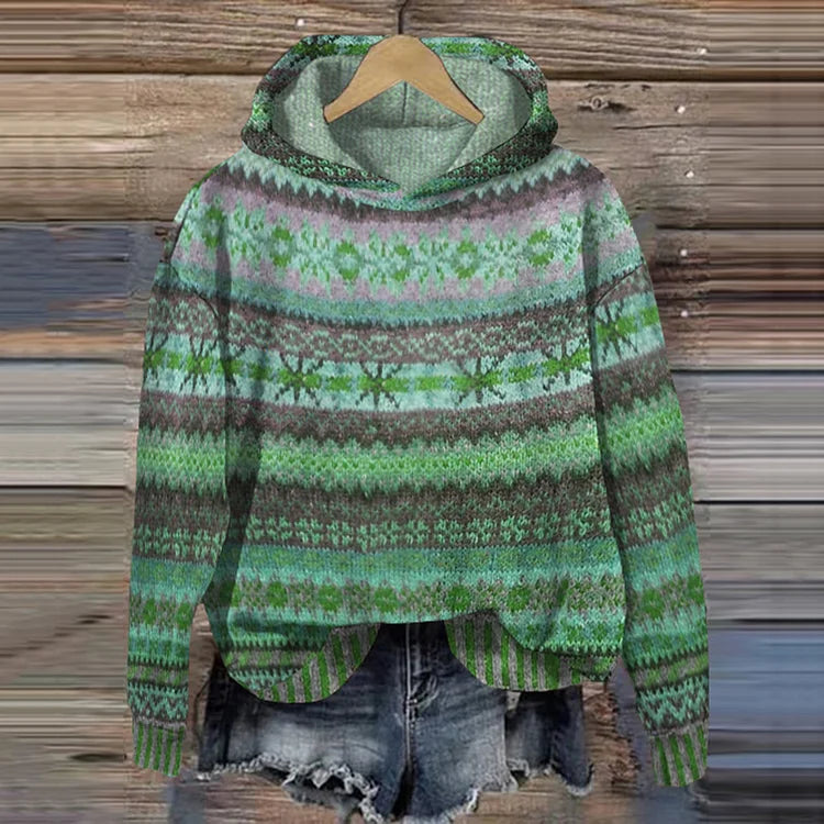 Annika - Ethnischer Kapuzenpullover