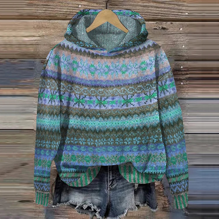 Annika - Ethnischer Kapuzenpullover