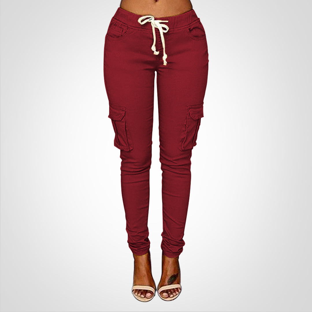 Lottie -  Angepasste Cargohose mit Kordelzug