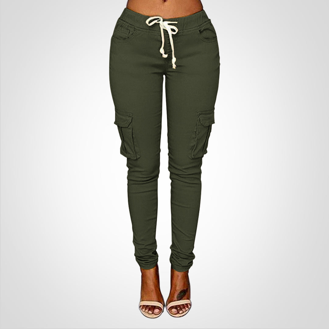 Lottie -  Angepasste Cargohose mit Kordelzug