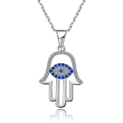 Die Alina Hamsa Halskette in Silber - Zeitlose Eleganz und Schutz