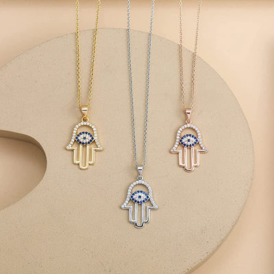 Die Alina Hamsa Halskette in Gold - Zeitlose Eleganz und Schutz