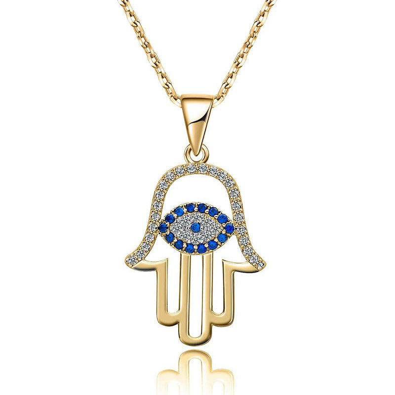 Die Alina Hamsa Halskette in Gold - Zeitlose Eleganz und Schutz