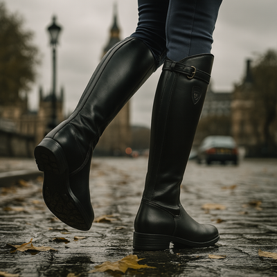 Amalia | Elegante wasserdichte Lederstiefel