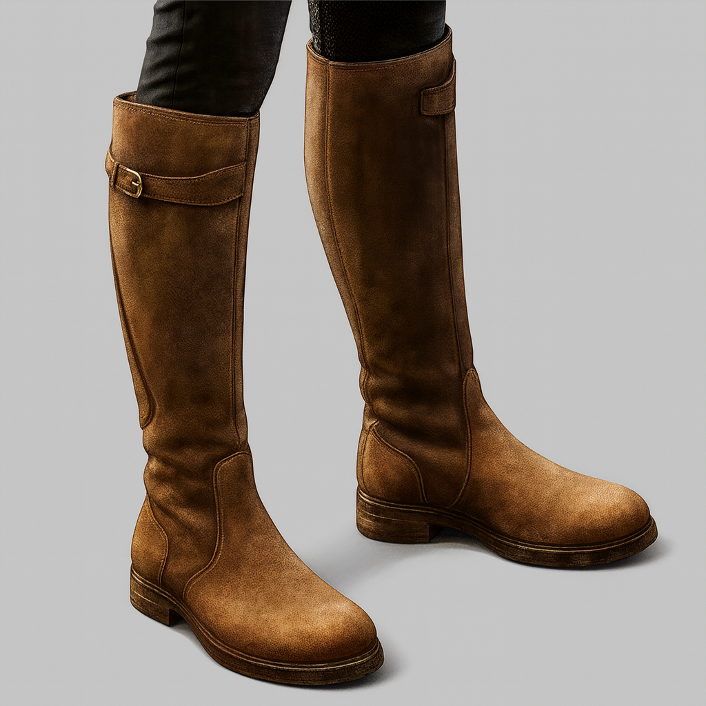 Amalia | Elegante wasserdichte Lederstiefel