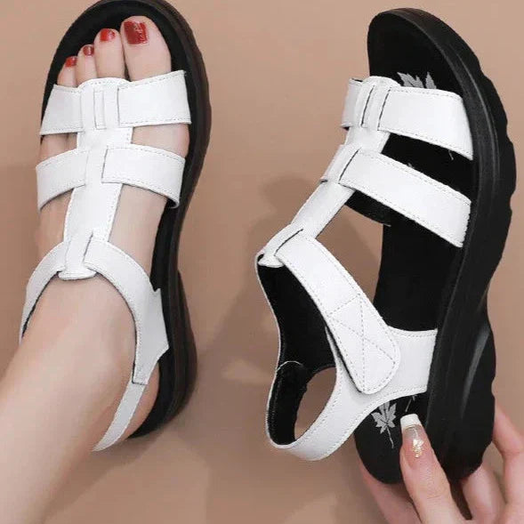 Thessy – Hochwertige, bequeme Riemchensandalen aus Leder