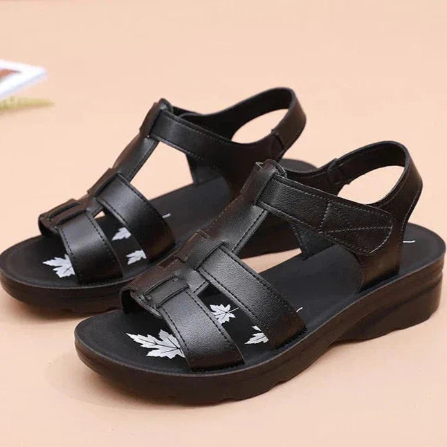 Thessy – Hochwertige, bequeme Riemchensandalen aus Leder