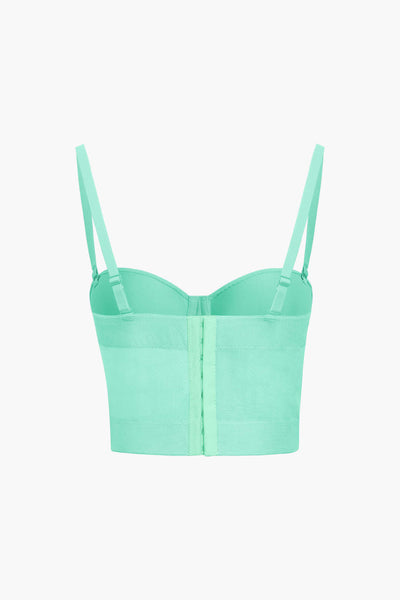 Andrea | Luftiges Mesh Bustier Korsett Top