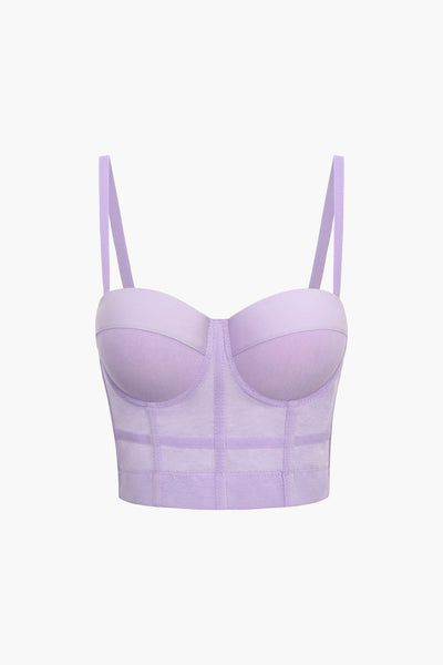 Andrea | Luftiges Mesh Bustier Korsett Top