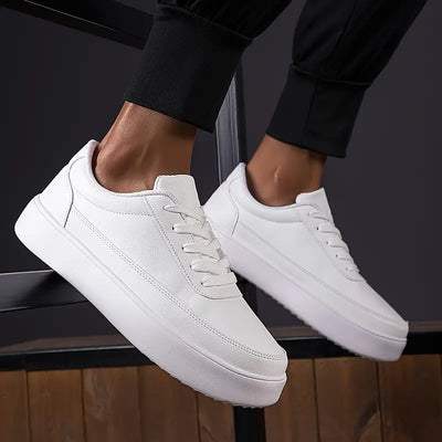 Jeremias | Klassisch Weiß Langlebig Herren Skateschuhe
