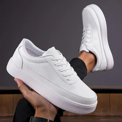 Jeremias | Klassisch Weiß Langlebig Herren Skateschuhe