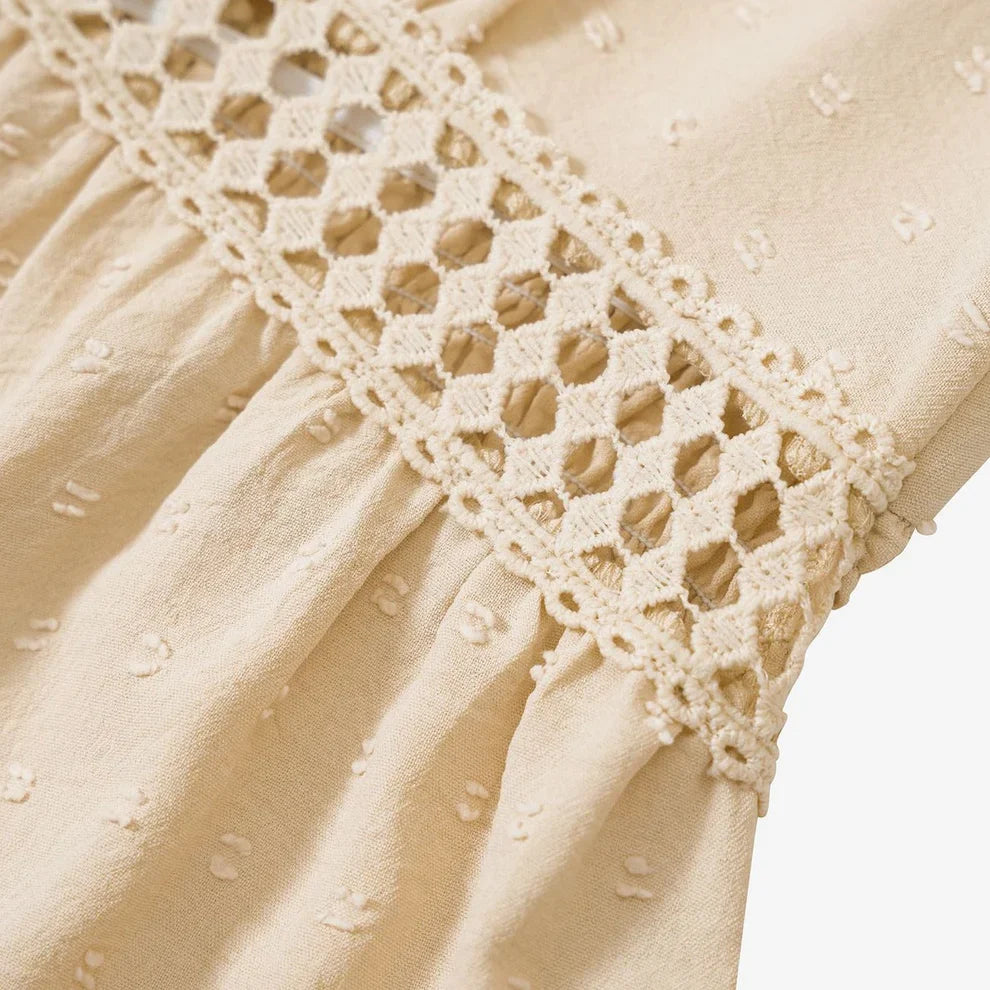Zsari – Bezaubernde Baumwollbluse mit V-Ausschnitt