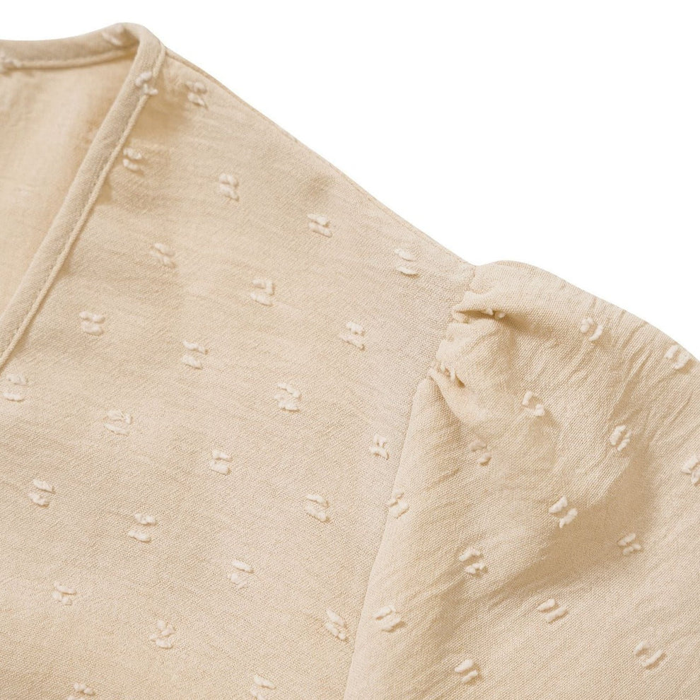 Zsari – Bezaubernde Baumwollbluse mit V-Ausschnitt