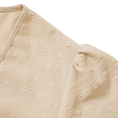Zsari – Bezaubernde Baumwollbluse mit V-Ausschnitt