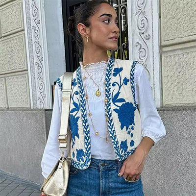 Elegante Damen Weste – Maßgeschneiderte Gilet für Smart Casual, Premium Stoff