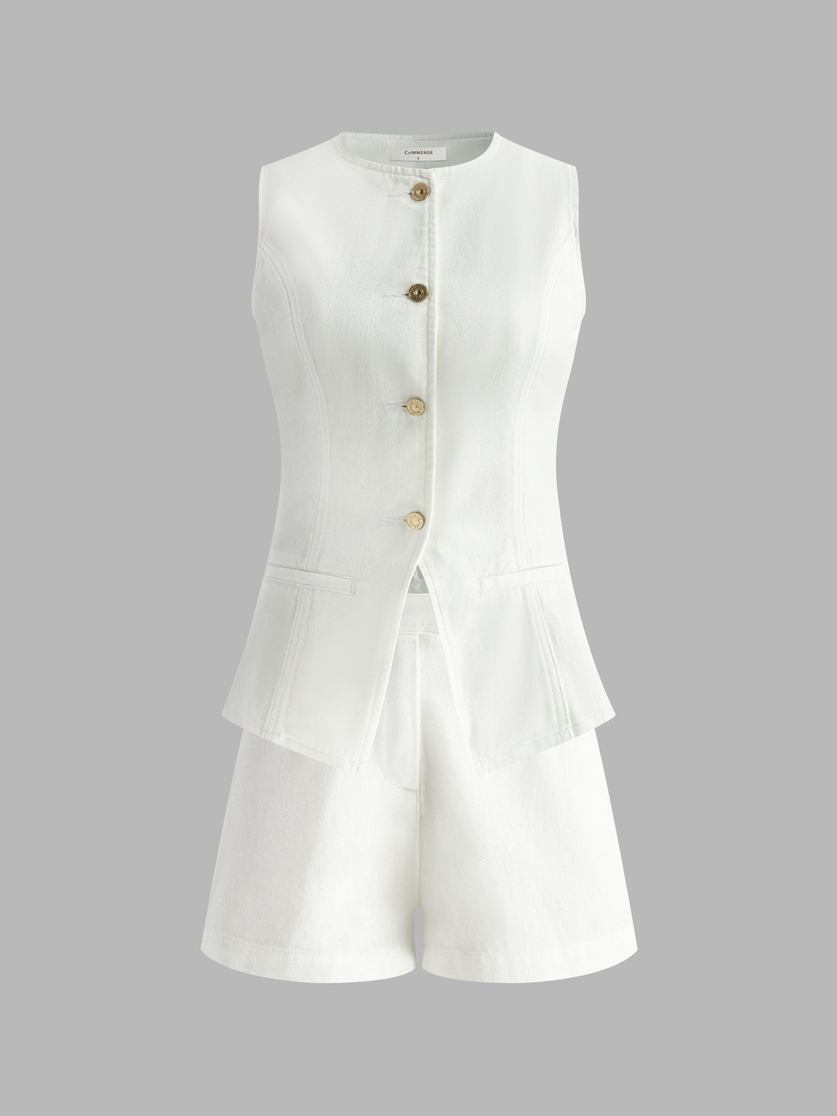 STILVOLLES ZWEITEILIGES DENIM SET