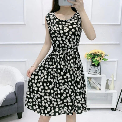 Mayuri – Bezauberndes Minikleid aus Baumwolle mit Print