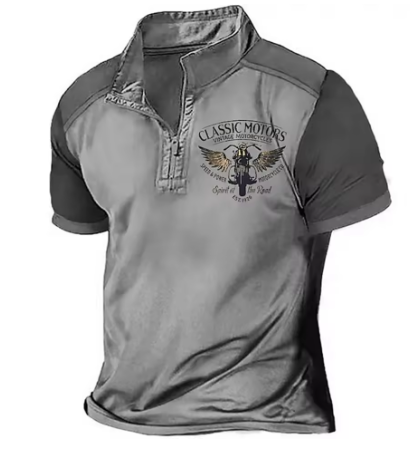 Sportliches Herren Poloshirt mit Reißverschluss