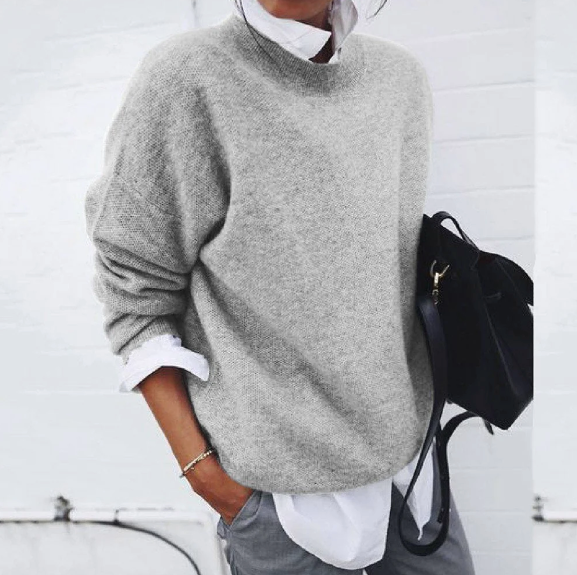 Jovanka | Entspannt Weich Damen Strickpullover