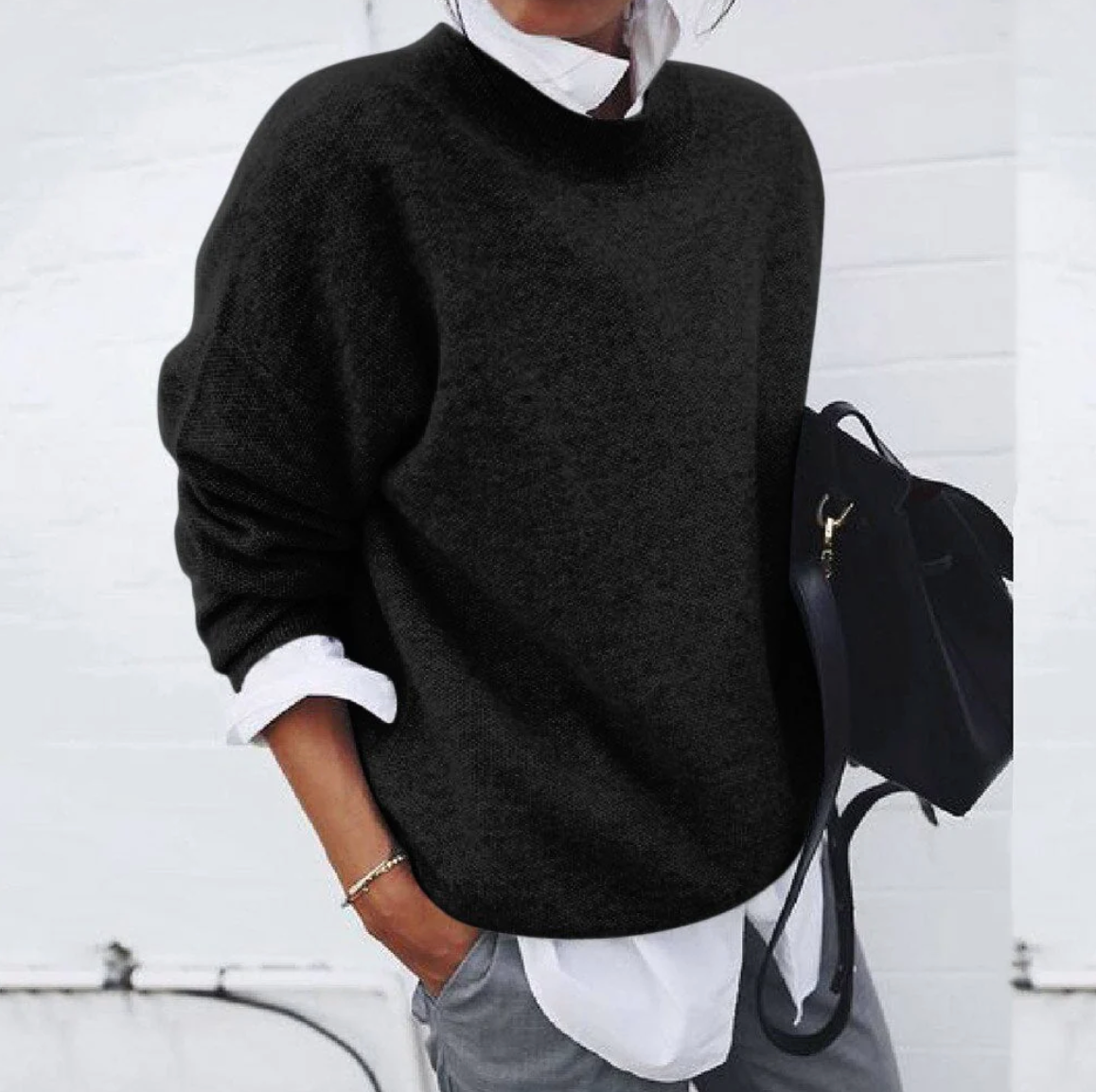 Jovanka | Entspannt Weich Damen Strickpullover