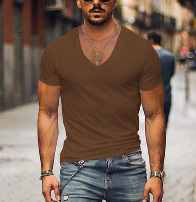 Gratian | Zeitloses Soft-Fit V-Ausschnitt T-Shirt für Herren