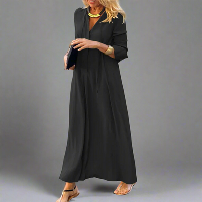 Suse™ | Bequemes Locker Sitzendes Maxikleid