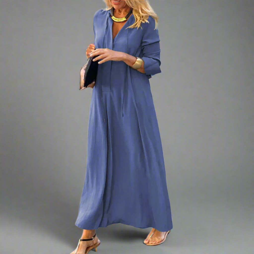 Suse™ | Bequemes Locker Sitzendes Maxikleid