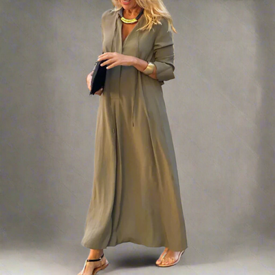 Suse™ | Bequemes Locker Sitzendes Maxikleid