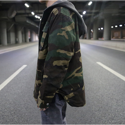 Lucius | Moderner Fit Camo Herren Hoodie Jacke